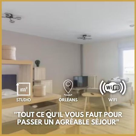 Apartamento Studio Du Parc Orléans Exterior foto